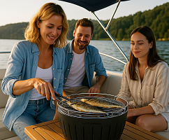 Выбор гриля для лодки, катера и яхты.
