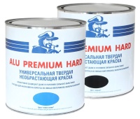 Твердая необрастающая краска "Мореман Alu Premium hard", 2,5 л, черная