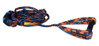 Фал 25 Arc Surf с рукояткой, оранжево-синий